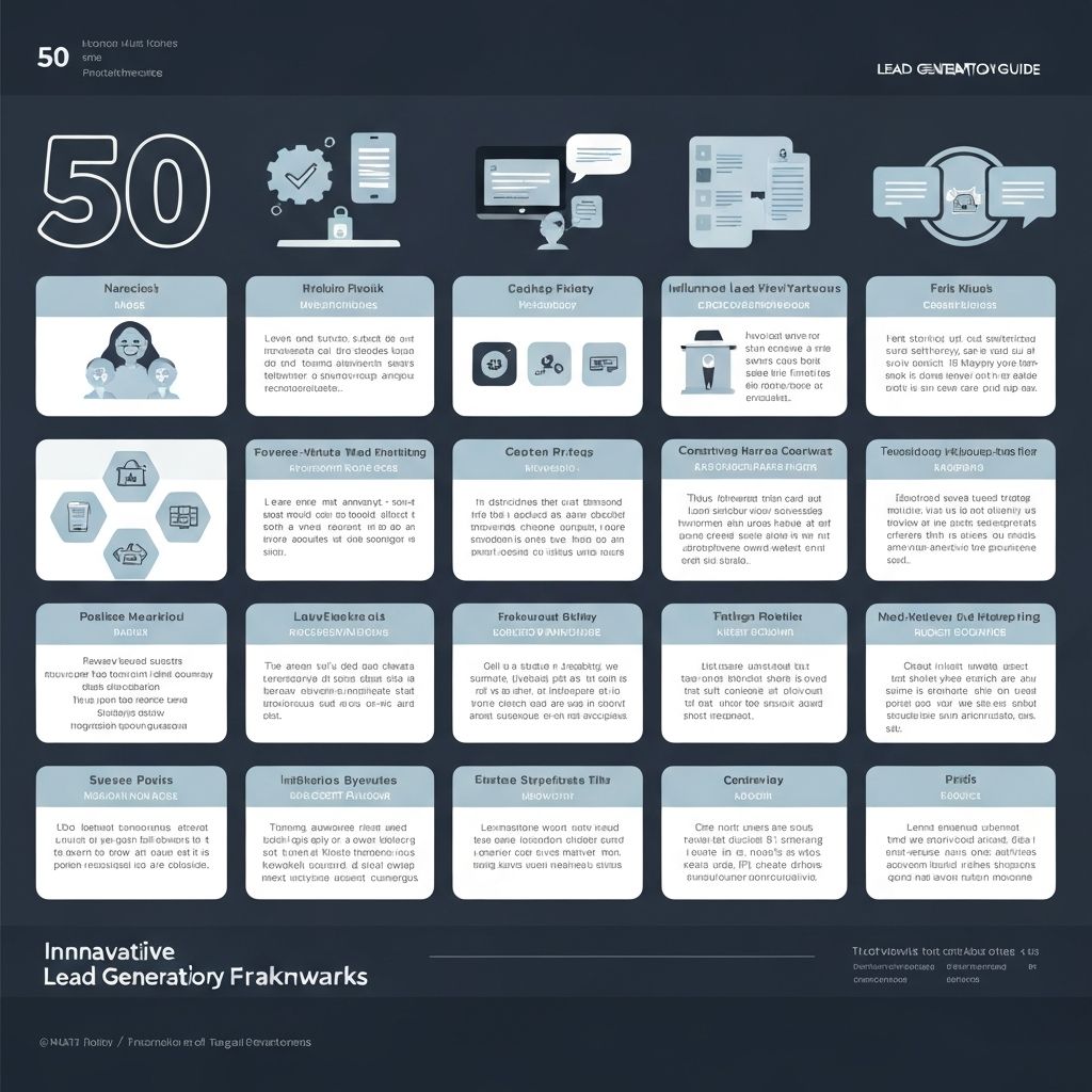 50 Idées Éprouvées de Génération de Leads pour Développer Votre Entreprise Cette Année